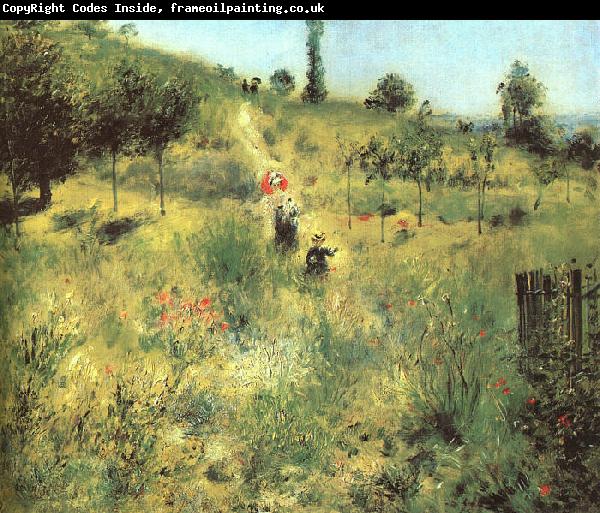 Pierre Renoir Pathway Through Tall Grass